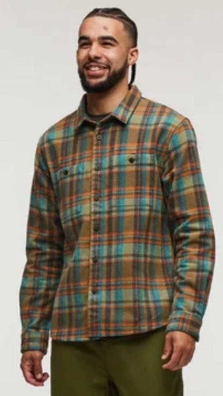 COTOPAXI Mero Org Cotton Heavyweight Plaid Flannel Men's Size S